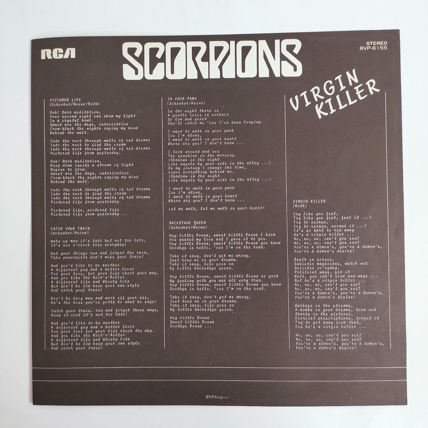 LP スコーピオンズ ヴァージン・キラー SCORPIONS - メルカリ