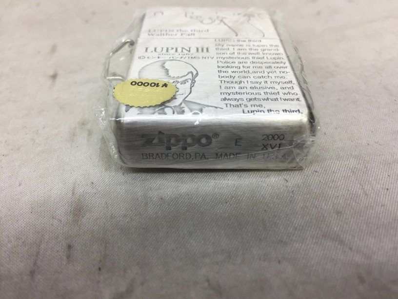 未使用保管品】2000年製 ルパン三世 LUPINⅢ GUN ACTION ZIPPO