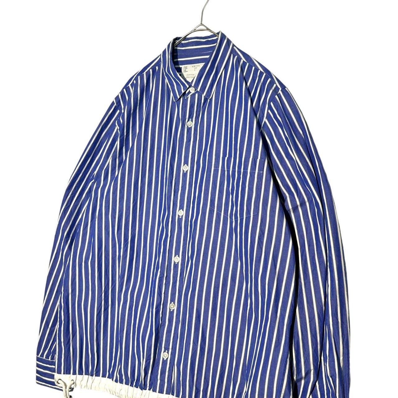 【sacai】ストライプ ドローコード シャツ sacai(サカイ) DRAWSTRING STRIPE SHIRT ドローストリング