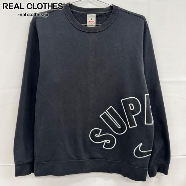 SUPREME NIKE クルーネック トレーナー ブラック シュプリーム SUPREME NIKE 20AW Jewel Crewneck スウェット