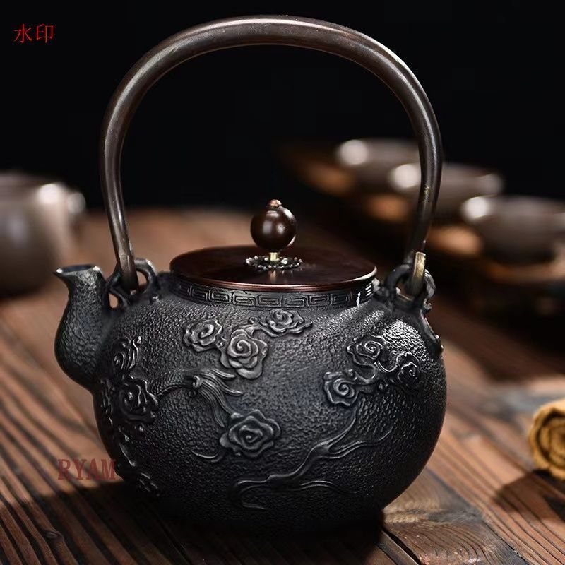 【人気沸騰】 龍文堂鉄瓶 樣專用 123 水漏れなし 1747g 総重量 16cm 胴幅約 工芸品