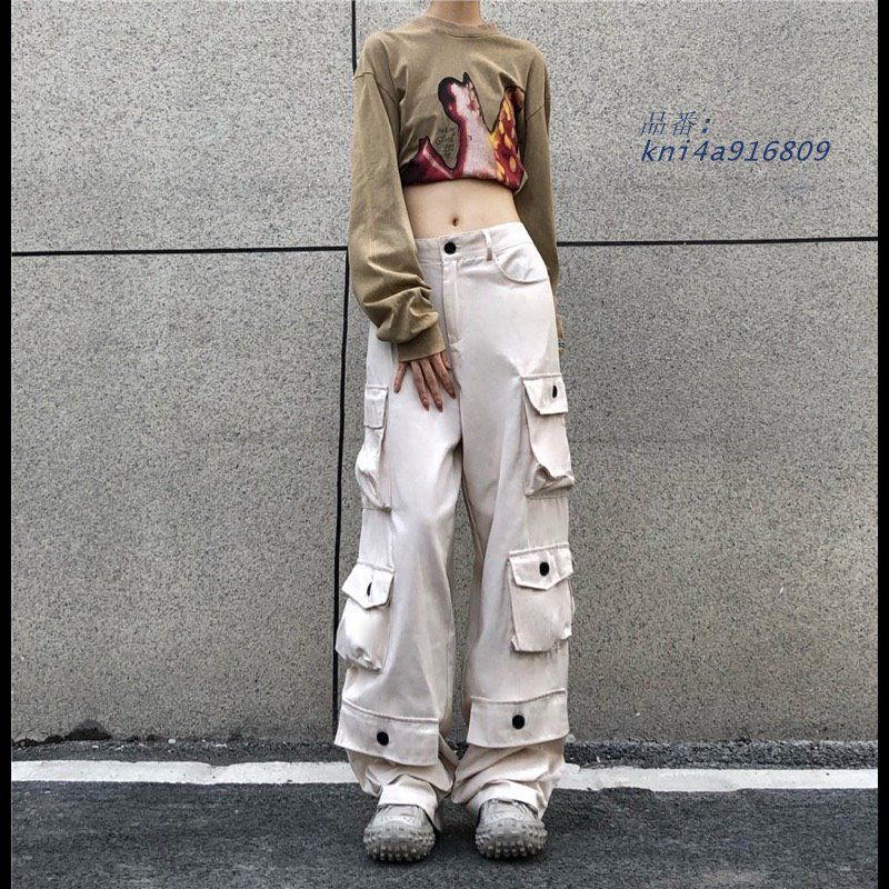 カーゴパンツポケット韓国ファッ kni4a916809