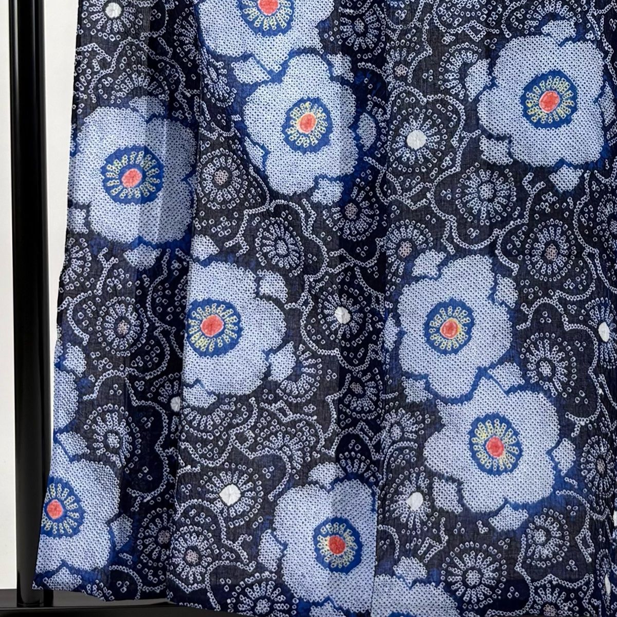 浴衣 身丈160.5cm 裄丈65.5cm M 絞り浴衣 梅 紺色 綿 名品 USTAUSTRALIA_COM_AU