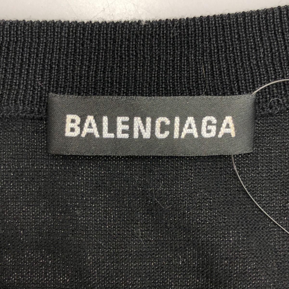 BALENCIAGA バレンシアガ 19AW BBロゴ クルーネックニットセーター 