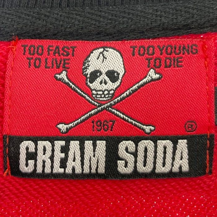☆CREAM SODA クリームソーダ スウェット トレーナー Vネック
