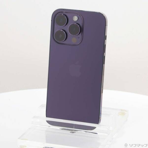 中古品〕 iPhone14 Pro 256GB ディープパープル MQ1E3J／A SIM