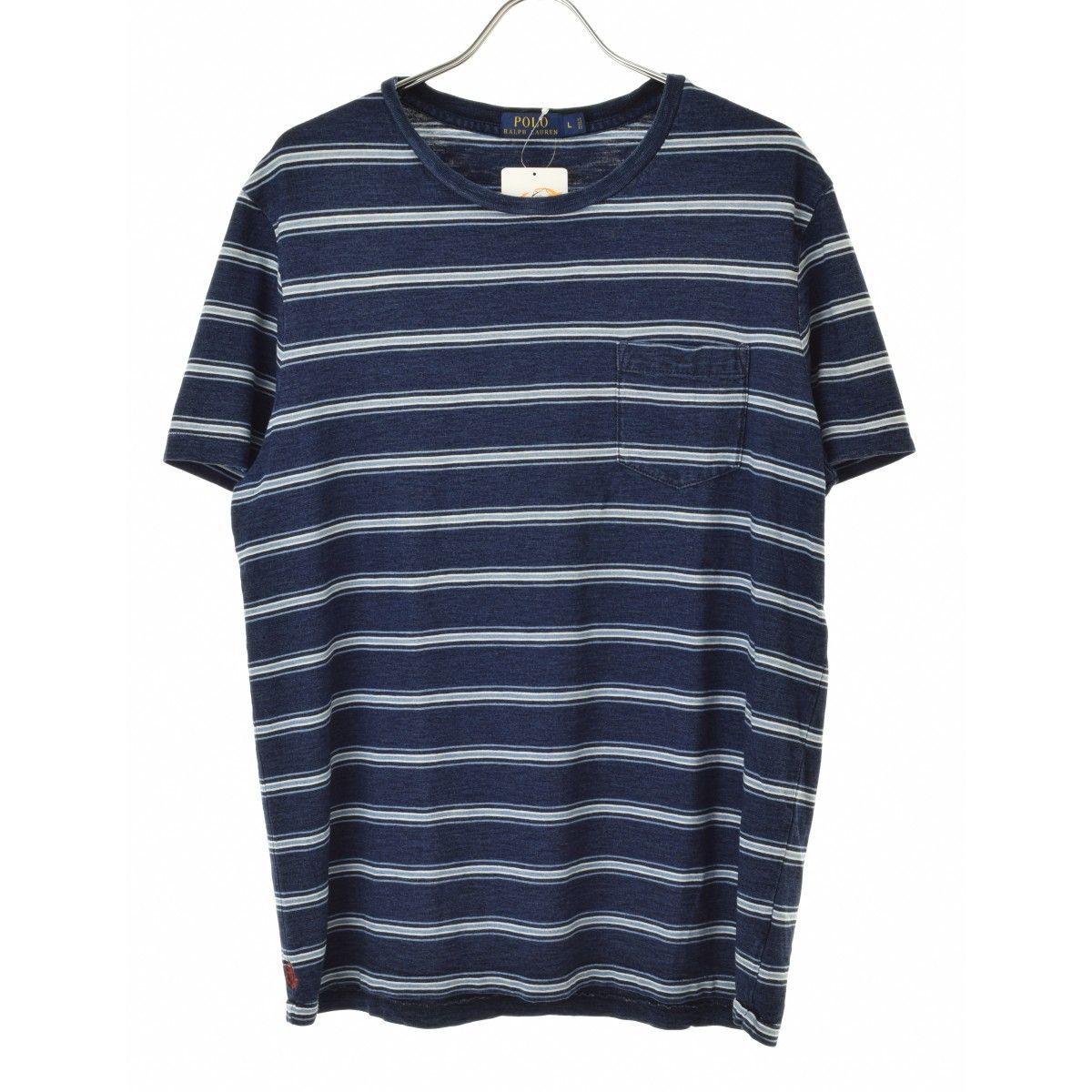 【POLORALPHLAUREN】インディゴボーダー半袖Tシャツ