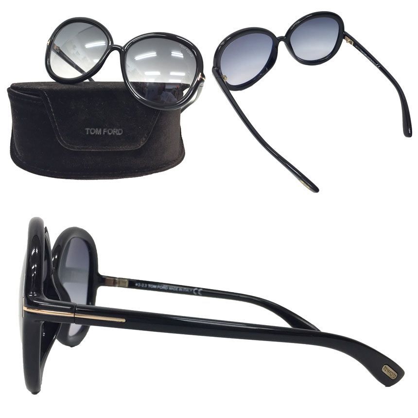 極美品✨TOM FORD TF9276 サングラス　トムフォード　レディース TOM FORD トムフォード サングラス TF9276 01B Candice オーバル