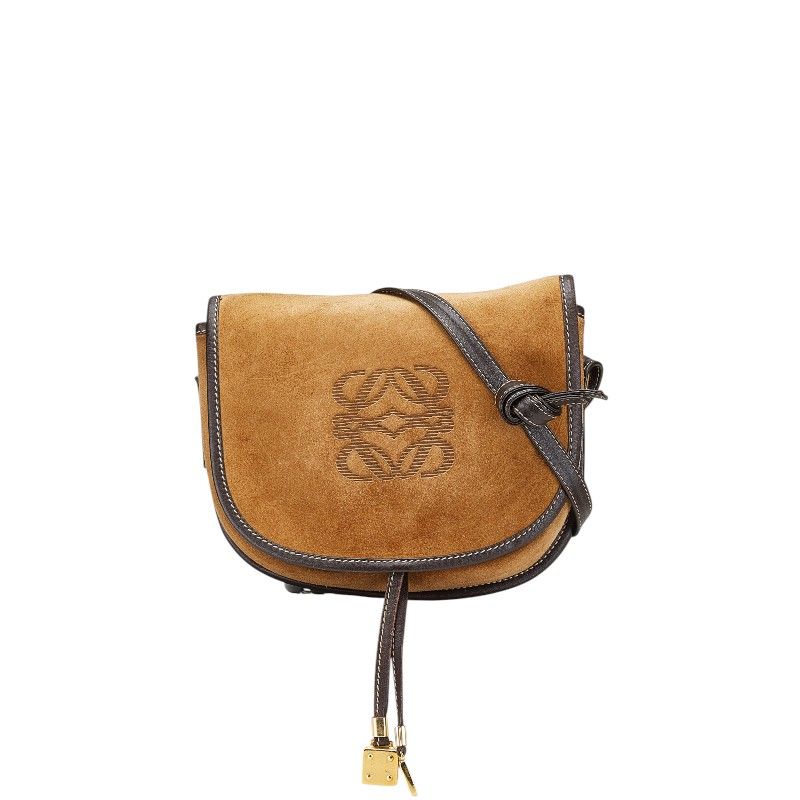 ✨美品✨ LOEWE ロエベ ショルダーバッグ アナグラム スウェード