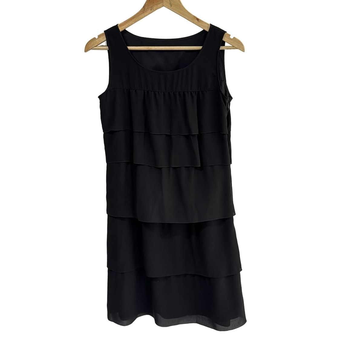 ANAYI ブラック ノースリーブワンピース 38 ANAYI 「ANAYI」 ノースリーブワンピース 38 ブラック