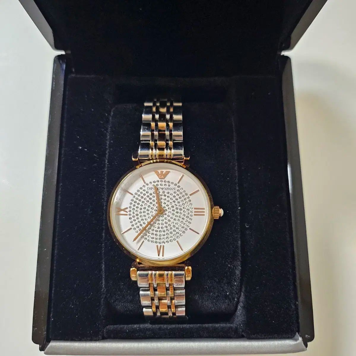 エンポリオアルマーニ メタル時計 レディース時計