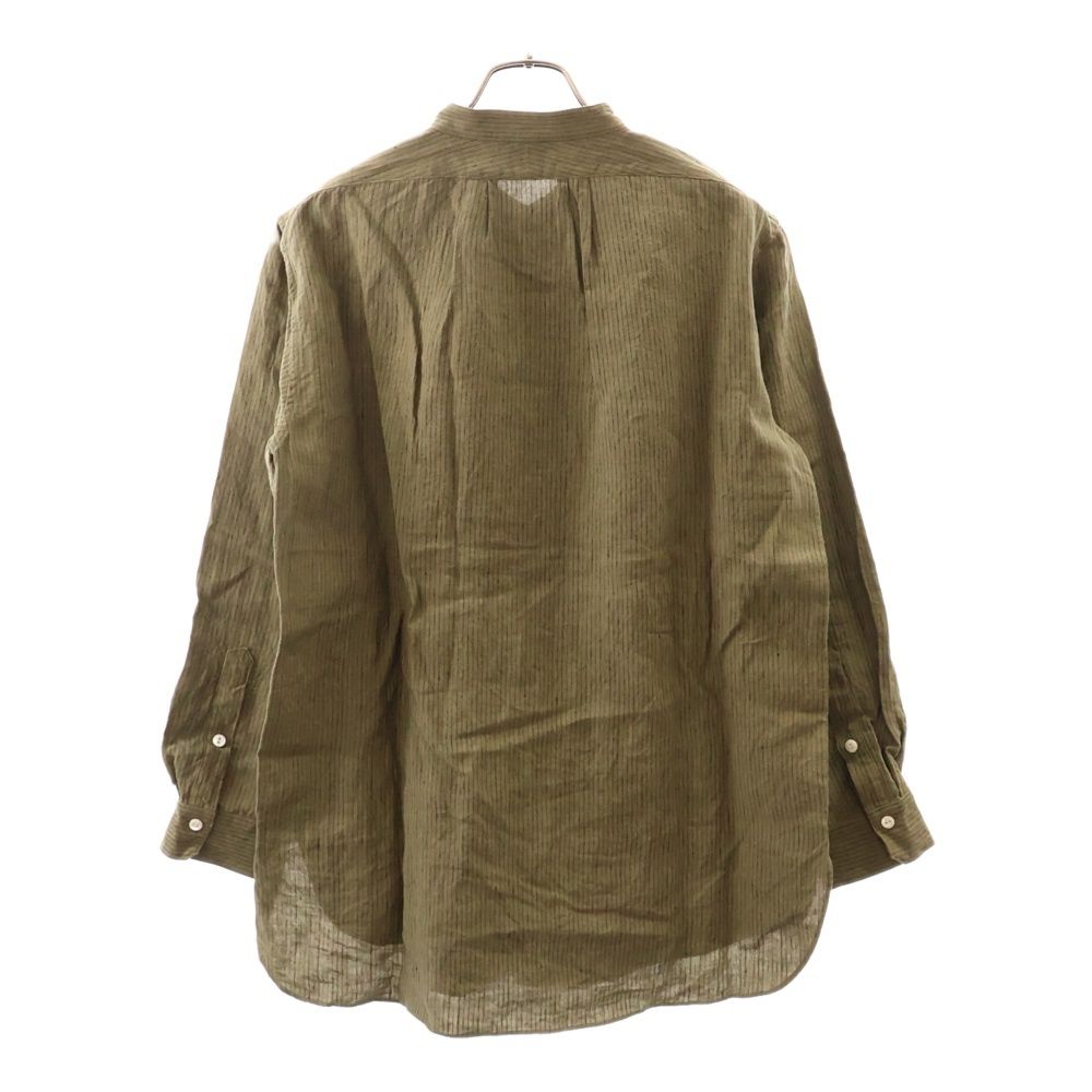 Django Atour (ジャンゴアトゥール) バンドカラー ストライプ リネン