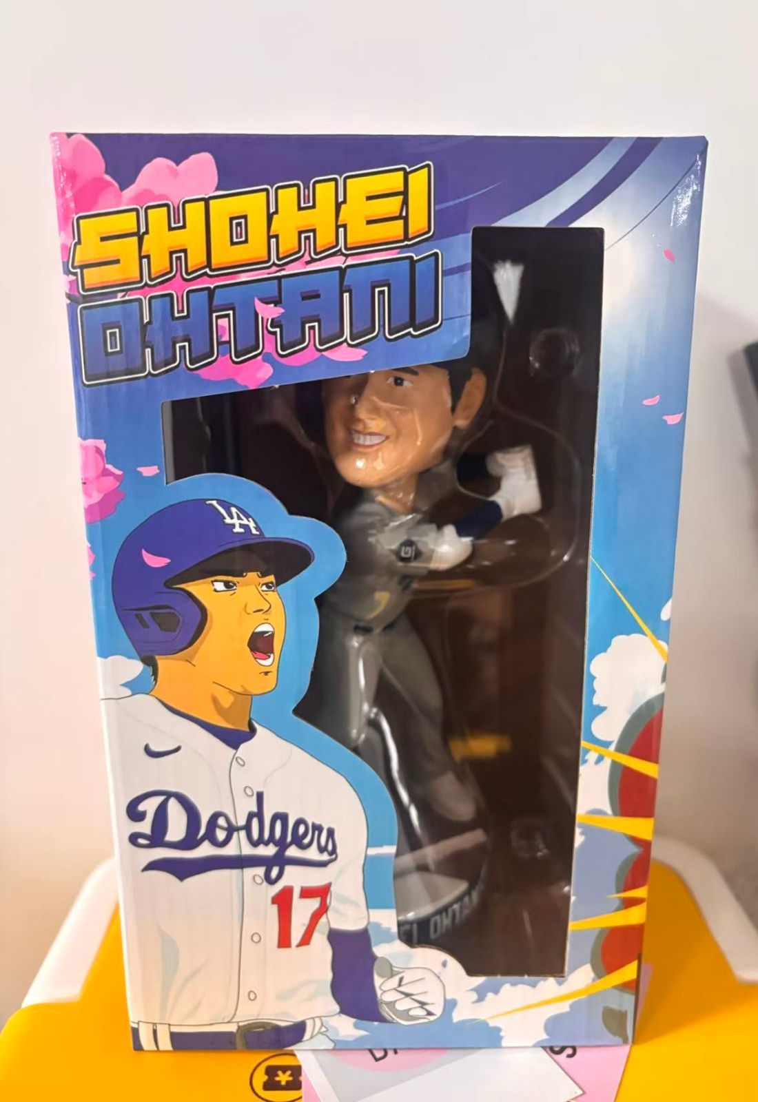 大谷翔平 バブルヘッド ボブルヘッドドジャース グレービジターユニフォームグレー 大谷翔平 ボブルヘッド ドジャース 来場者限定 ビジター