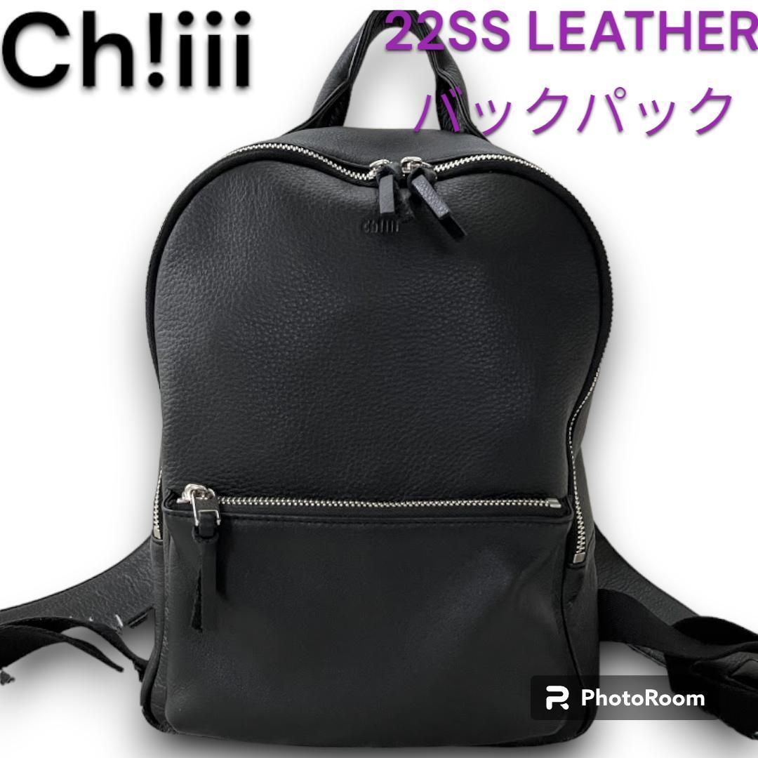 ２２SS完売品 チー Ch!iii LEATHER バックパック レザーバックパック