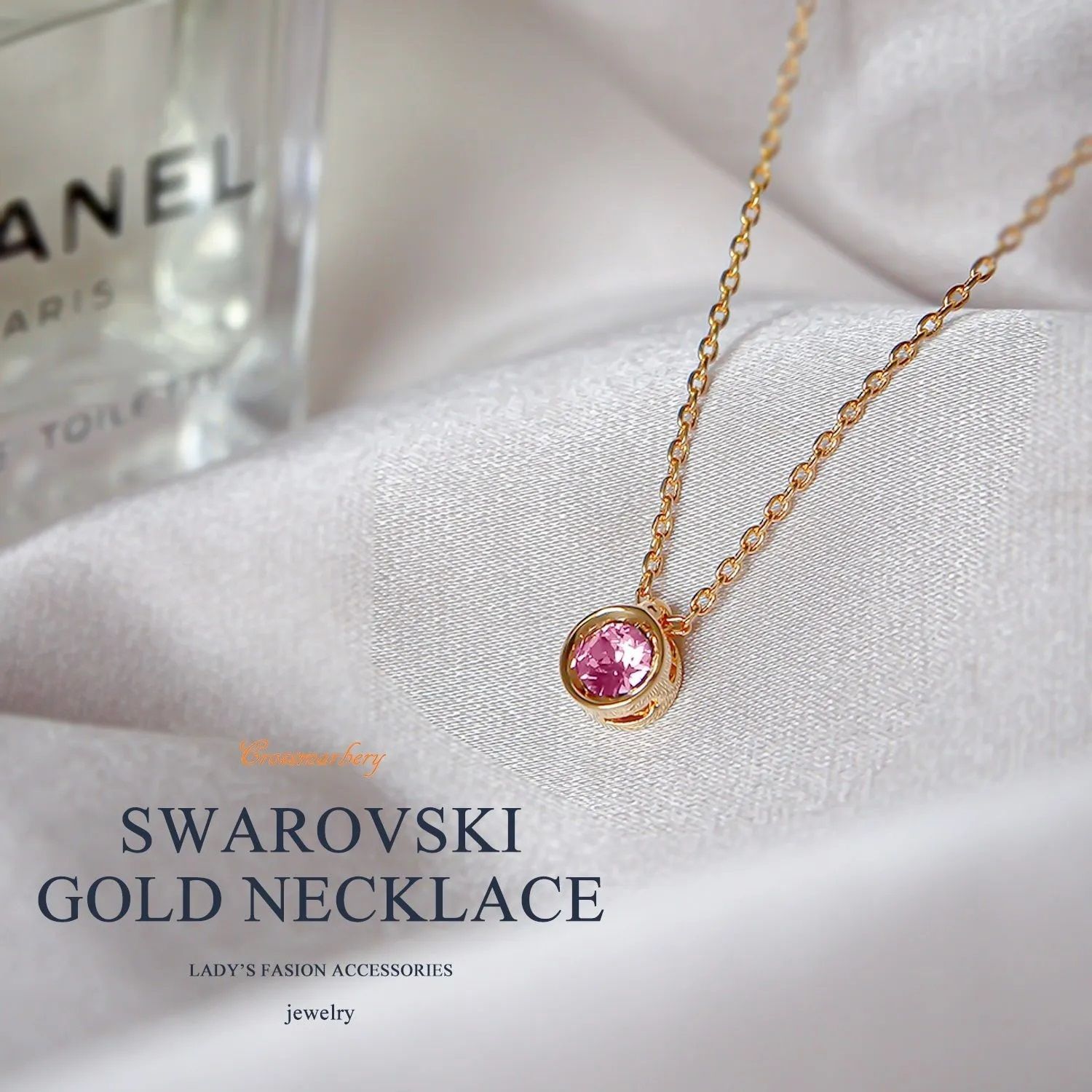 SWAROVSKI スワロフスキー ネックレス ゴールド ジュエリー 一粒