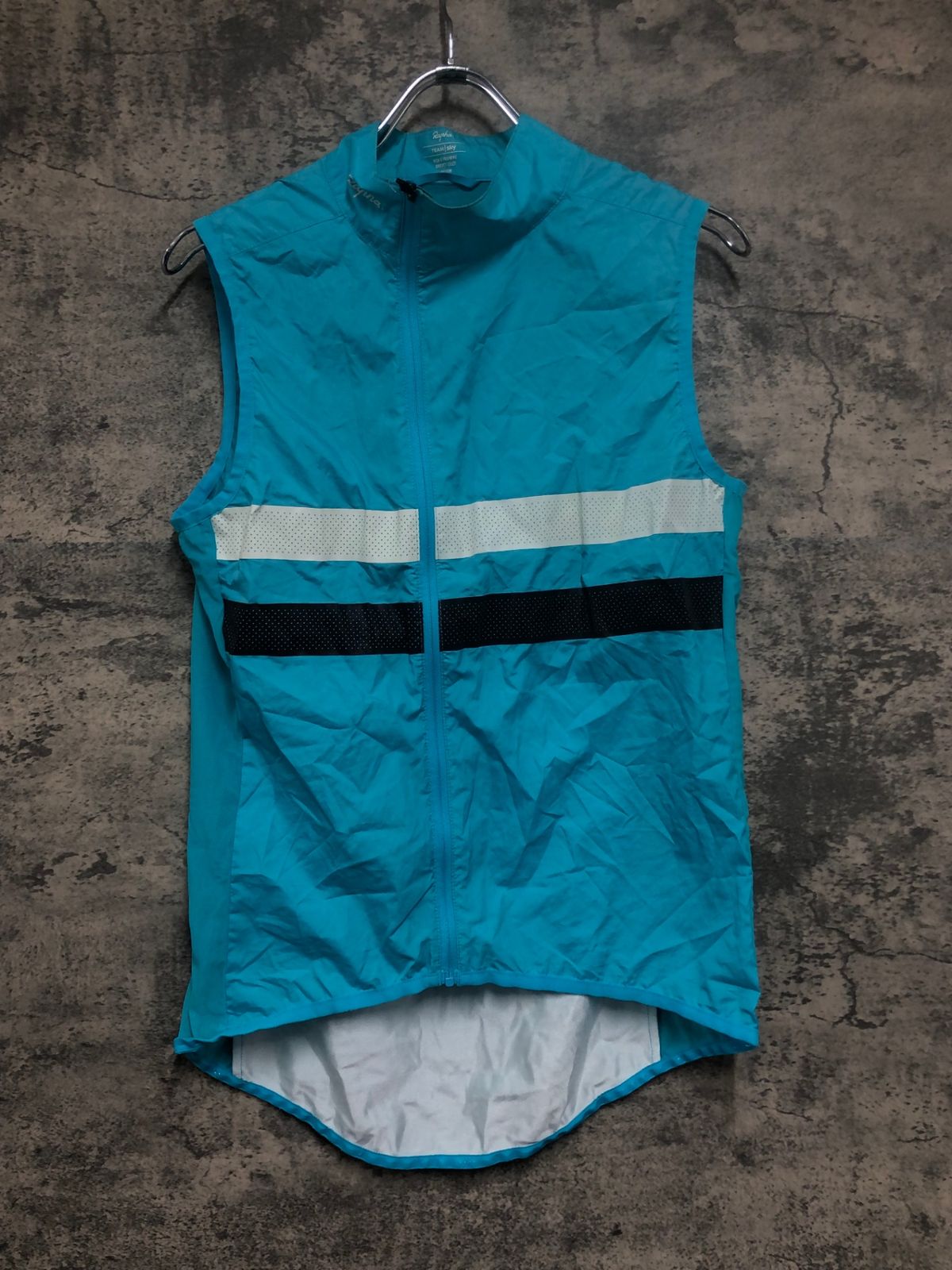 IW747 ラファ Rapha MEN S TRAINING BREVET GILET サイクルベスト ジレ 水色 M TEAM sky