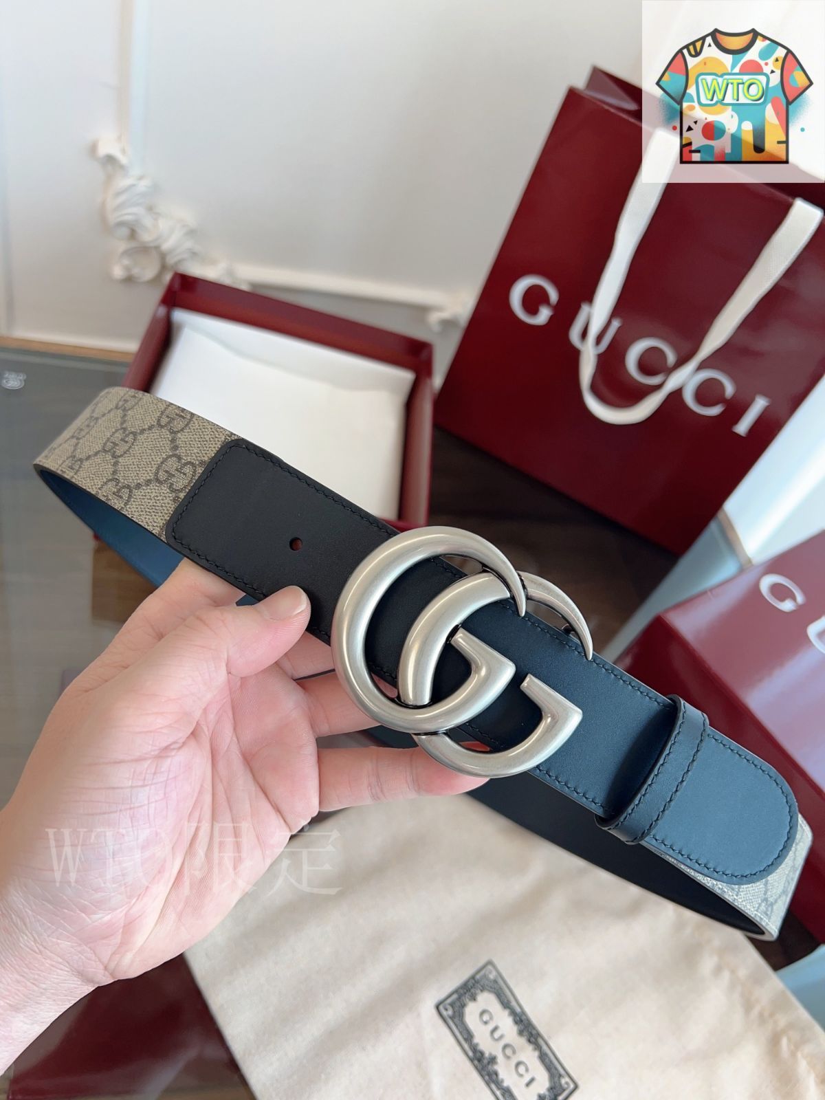 今日特価】GUCCI グッチ レザーベルト-2 - メルカリ