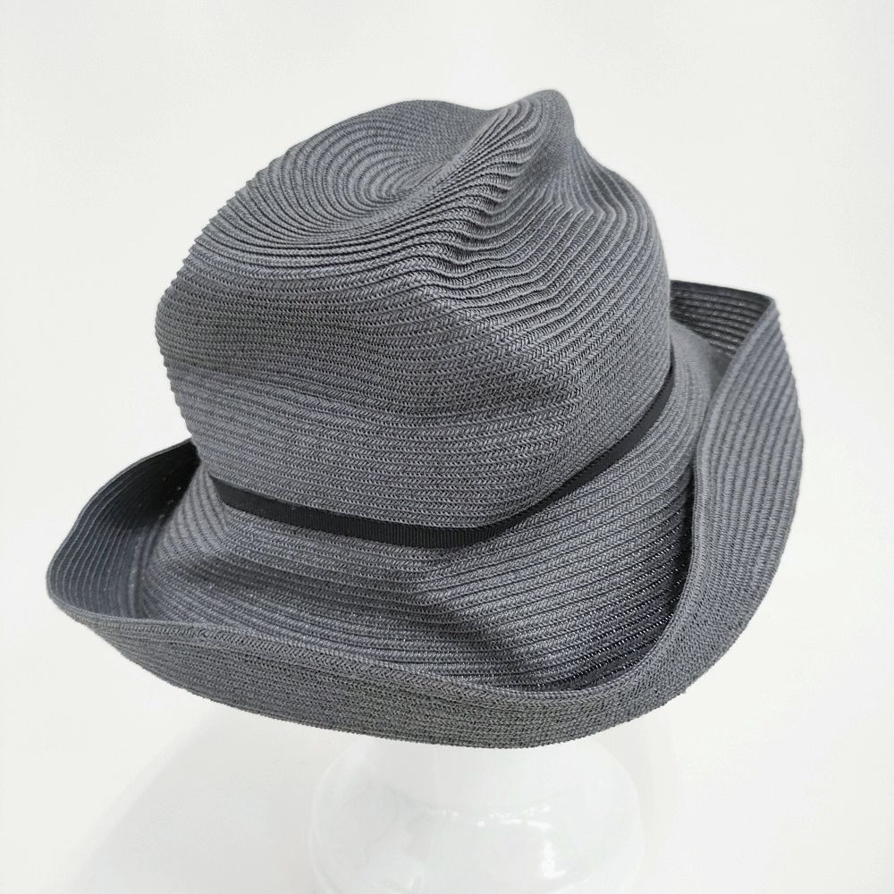 mature ha. マチュアーハ boxed hat チャコール　グレー mature ha. マチュアーハ boxed hat チャコール グレー（装いの