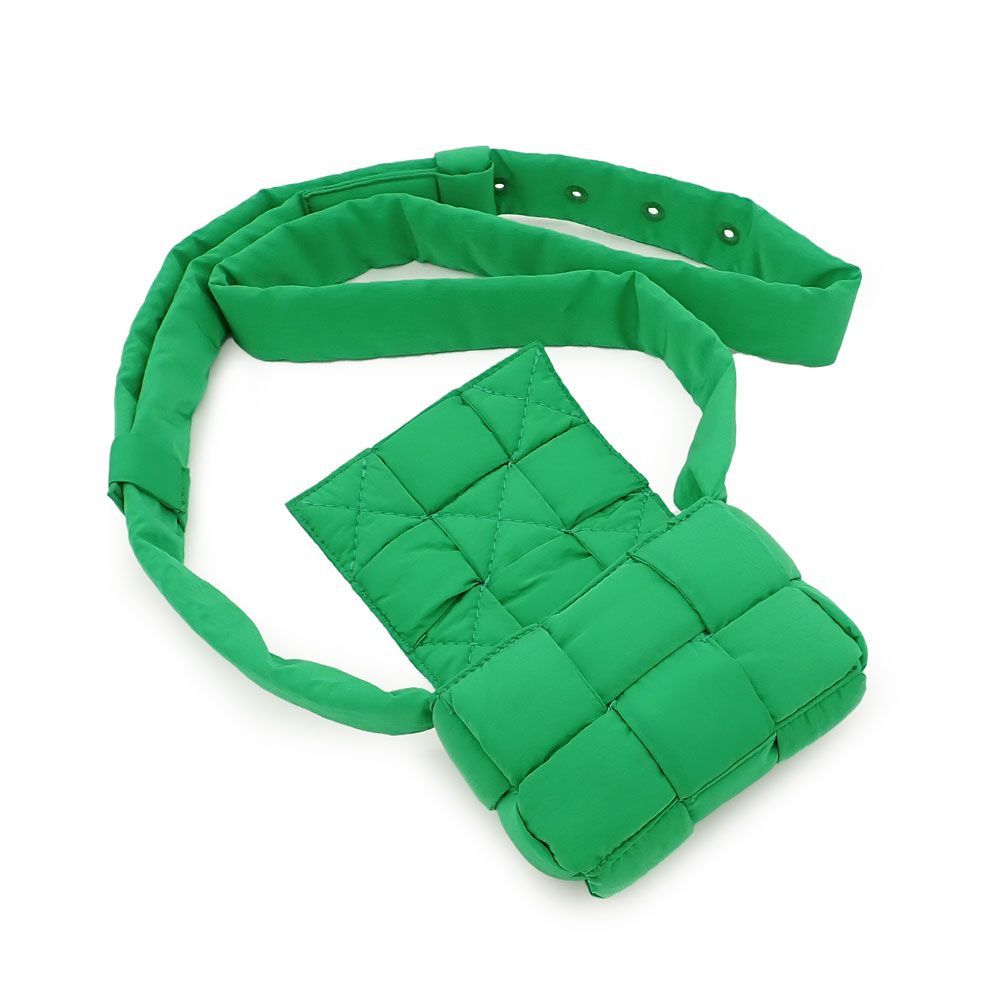 ボッテガ ヴェネタ パデッド テック カセット ショルダーバッグ クロス