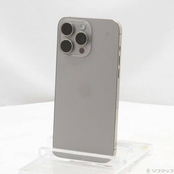 〔 品〕 iPhone15 Pro Max 512GB ナチュラルチタニウム MU6W3J A SIMフリー 276