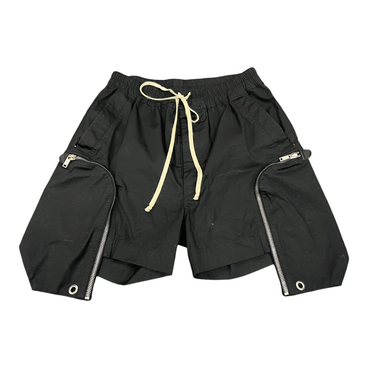 国内正規 Rick Owens 23SS Bauhaus Boxers Shorts バウハウス ボクサー ショーツ ハーフパンツ カーゴ  マルチポケット リックオウエンス RU01C4356-TE ブラック 48 67967A6