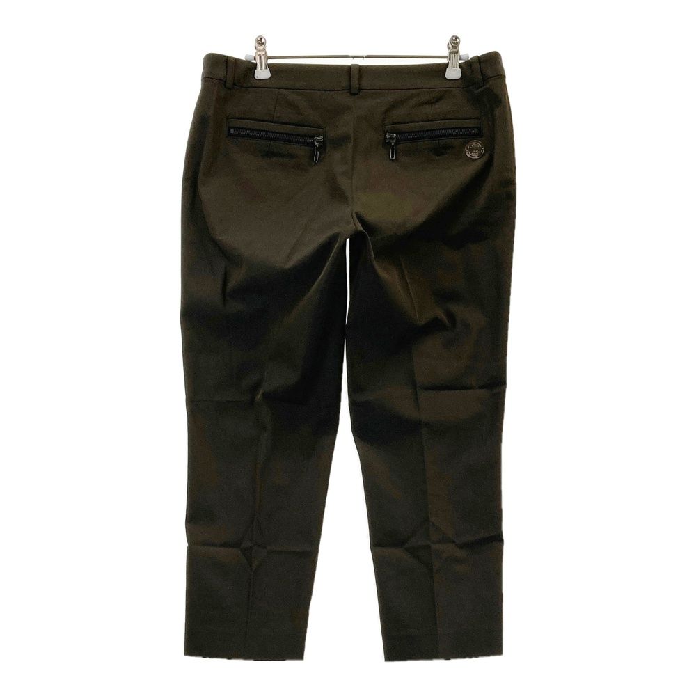 サイズ：42 LANVIN SPORT ランバン スポール クロップドパンツ カーキ