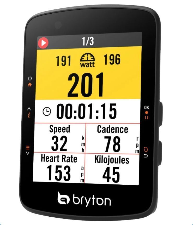 Bryton ディスプレイ搭載の新型GPSサイコン