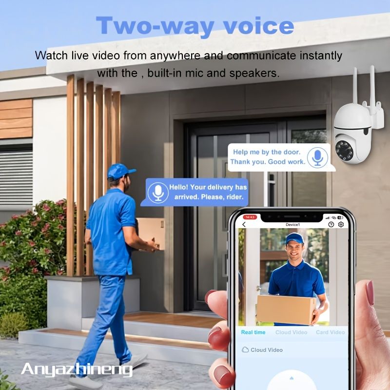 双方向音声モーション検知 APP視聴動的状況適合