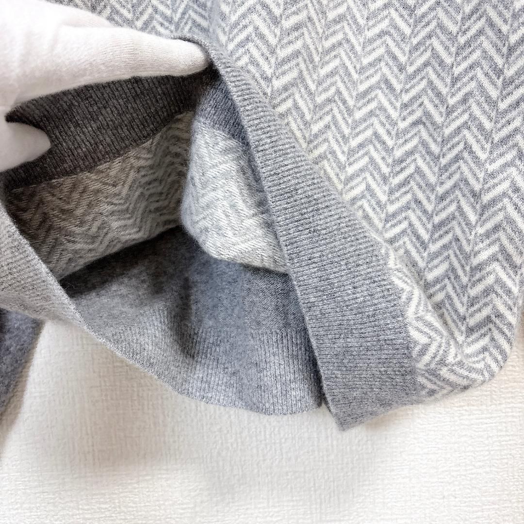 美品 BURBERRY GOLF カシミヤ100%ニット M グレーブラウン