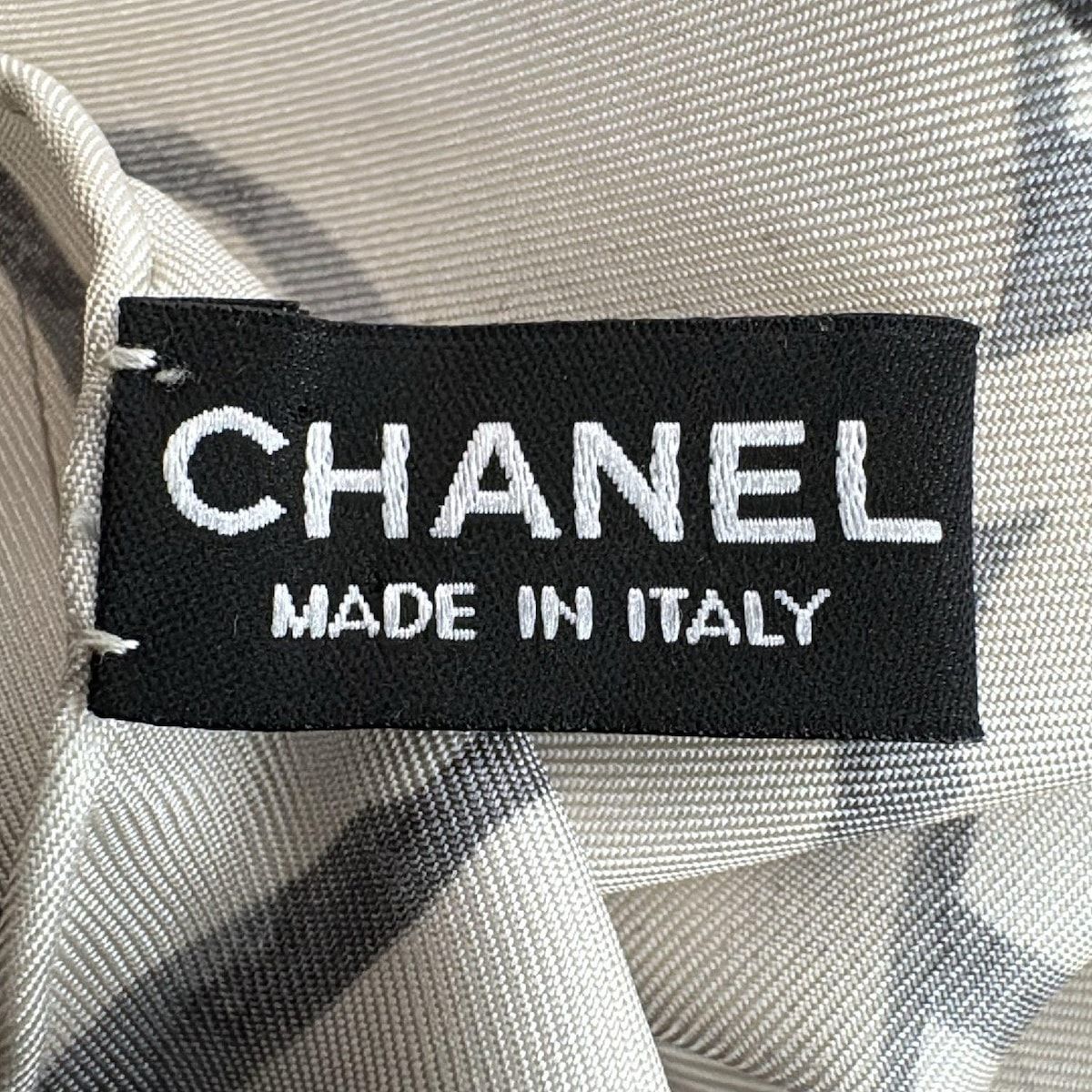 極美品☆シャネル☆CHANEL スカーフ ハンカチ カメリア ピンク