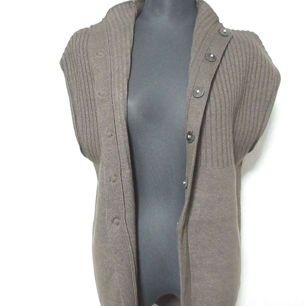 美品 22AW AMERI アメリ SHOULDER RIB KNIT VEST ニットベスト