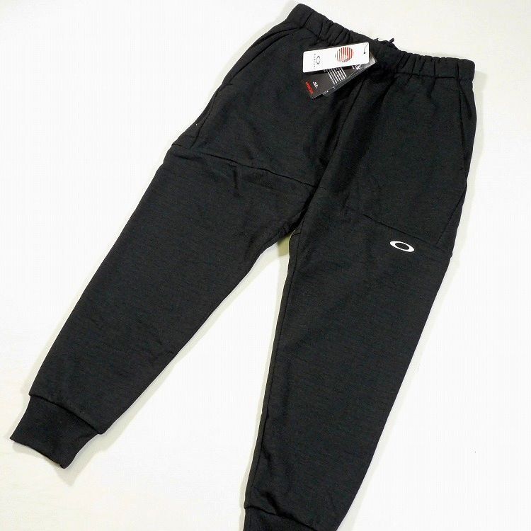 新品 オークリー ジョガーパンツ M(73-78cm) 黒 ENHANCE GRID FLEECE