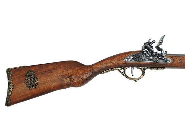 ミリタリー　ナポレオン銃　古式銃 DENIX モデルガン 古式銃 フランス騎兵 フリントロック 1011