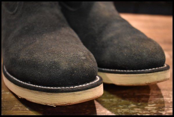 9.5E 箱付 良品 BEAMS別注 04年】レッドウィング 8177 黒スエード