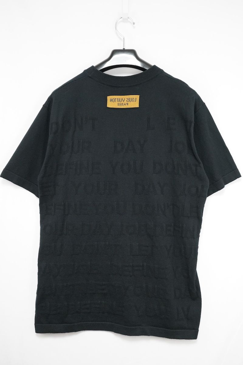 【美品】ルイヴィトン 刺繍ロゴTシャツ Sサイズ チャコールグレー メンズ 美品】ルイヴィトン 刺繍ロゴTシャツ Sサイズ チャコールグレー