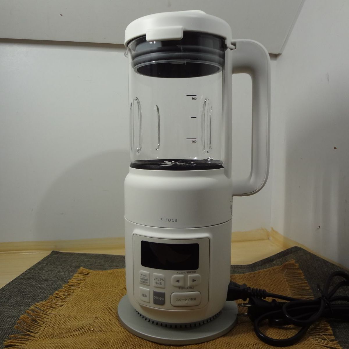 シロカ ヒーター機能付きブレンダー おうちシェフ BLENDER SM-S151 