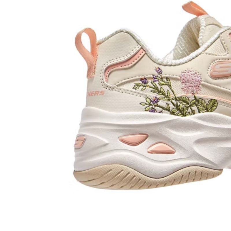 スケッチャーズ スニーカー レディース 靴 刺繡靴 お花 厚底