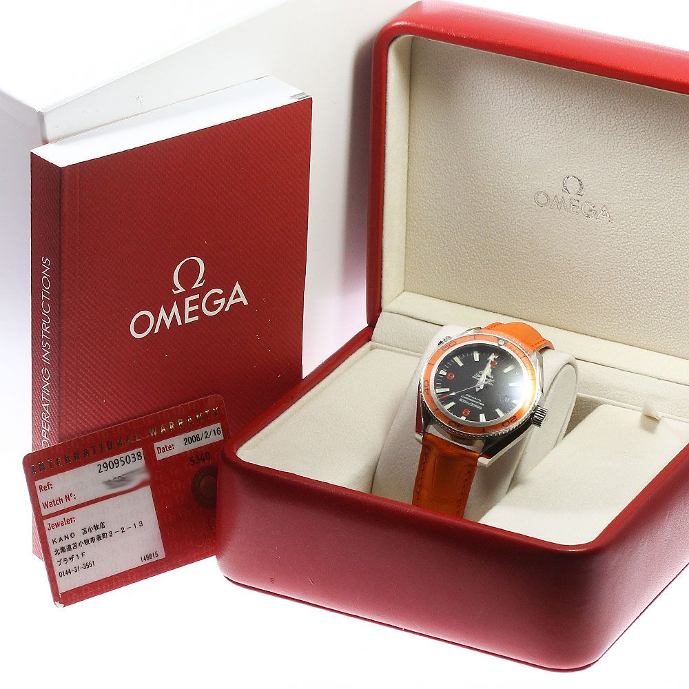 オメガ OMEGA 2909.50.38 ブラック メンズ 腕時計