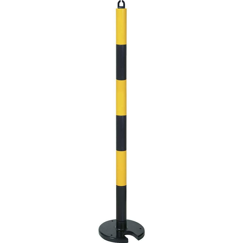 2営業日で発送 TRUSCO トラスコ中山 TRUSCO やわらかPUポール イエロー ブラック 128cm アンカー穴10mm付 屋内外型タイプ TGP13A 3100