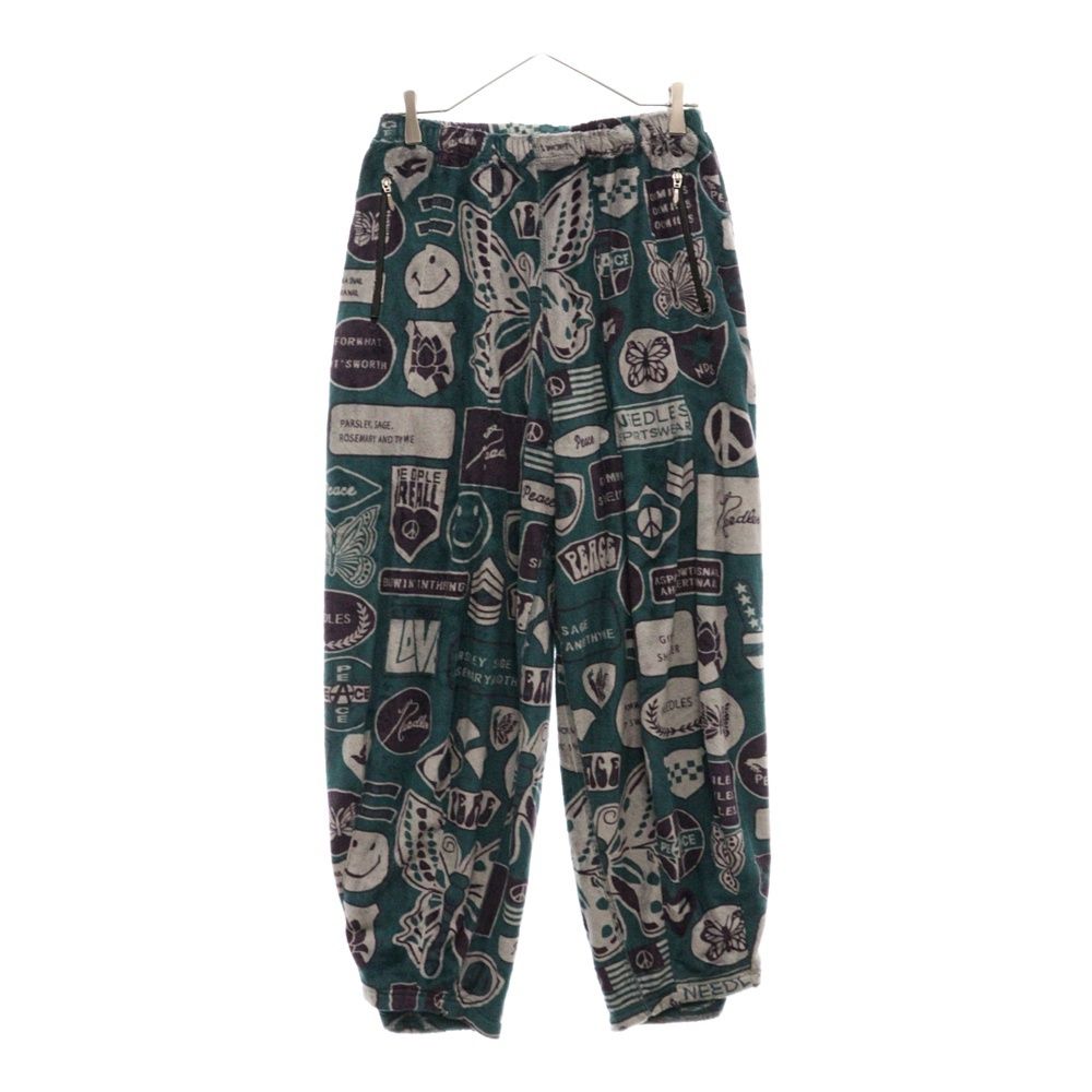 NEEDLES SPORTSWEAR ニードルス フリースパンツ NS1511 Needles (ニードルス) 総柄 イージーフリースパンツ NS1511