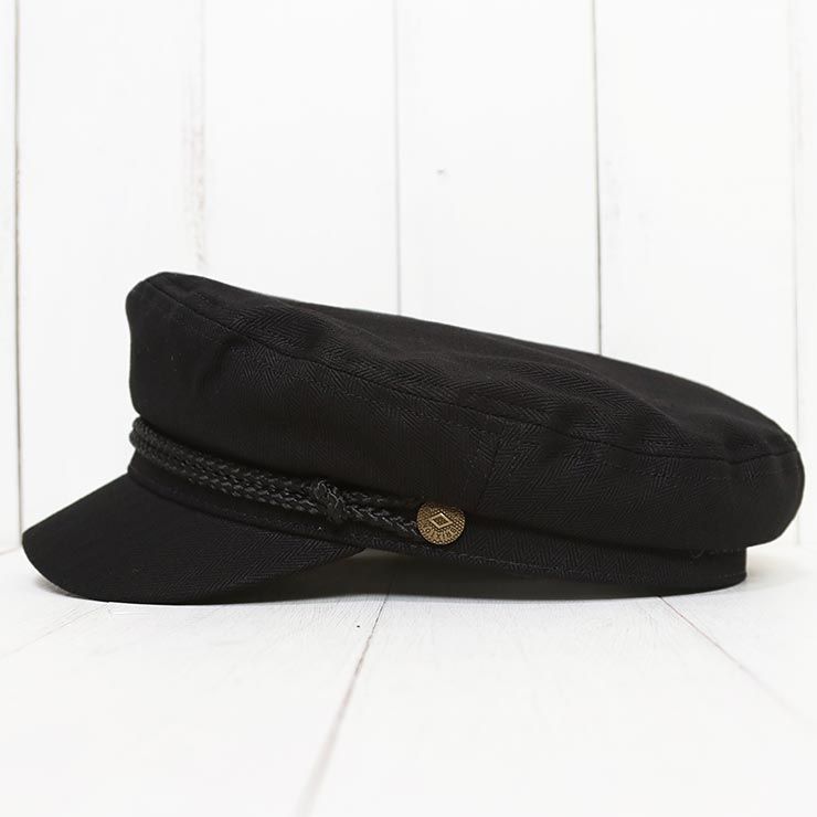 送料無料 BRIXTON ブリクストン FIDDLER CAP ハンチング マリンキャップ 10772 BLACK FB FB