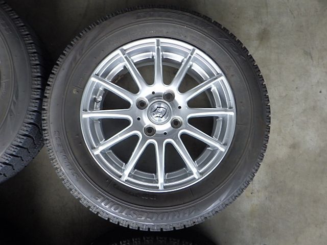 2210-298　weds JOKER　アルミホイール＆スタッドレスタイヤ　175/65R14　2018年　4本セット