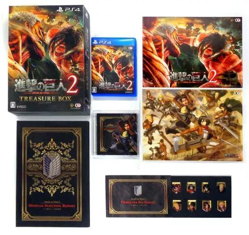 ★中古★ PS4 進撃の巨人　トレジャーボックス　美品　　3ー4166 楽天市場】【中古】進撃の巨人 TREASURE BOX - PS4 : GoodLifeStore