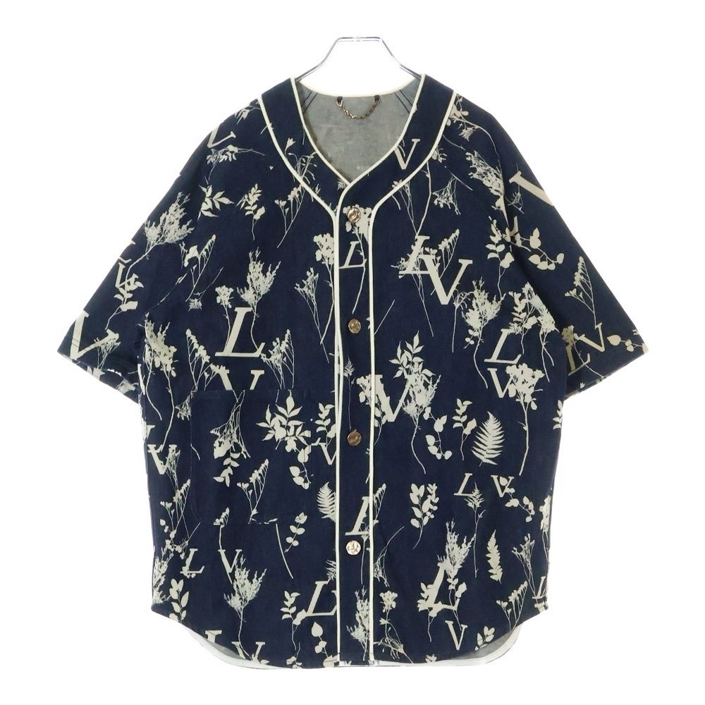 Louis Vuitton デニム 半袖シャツ LOUIS VUITTON (ルイヴィトン) 20AW LV Leaf Denim Baseball