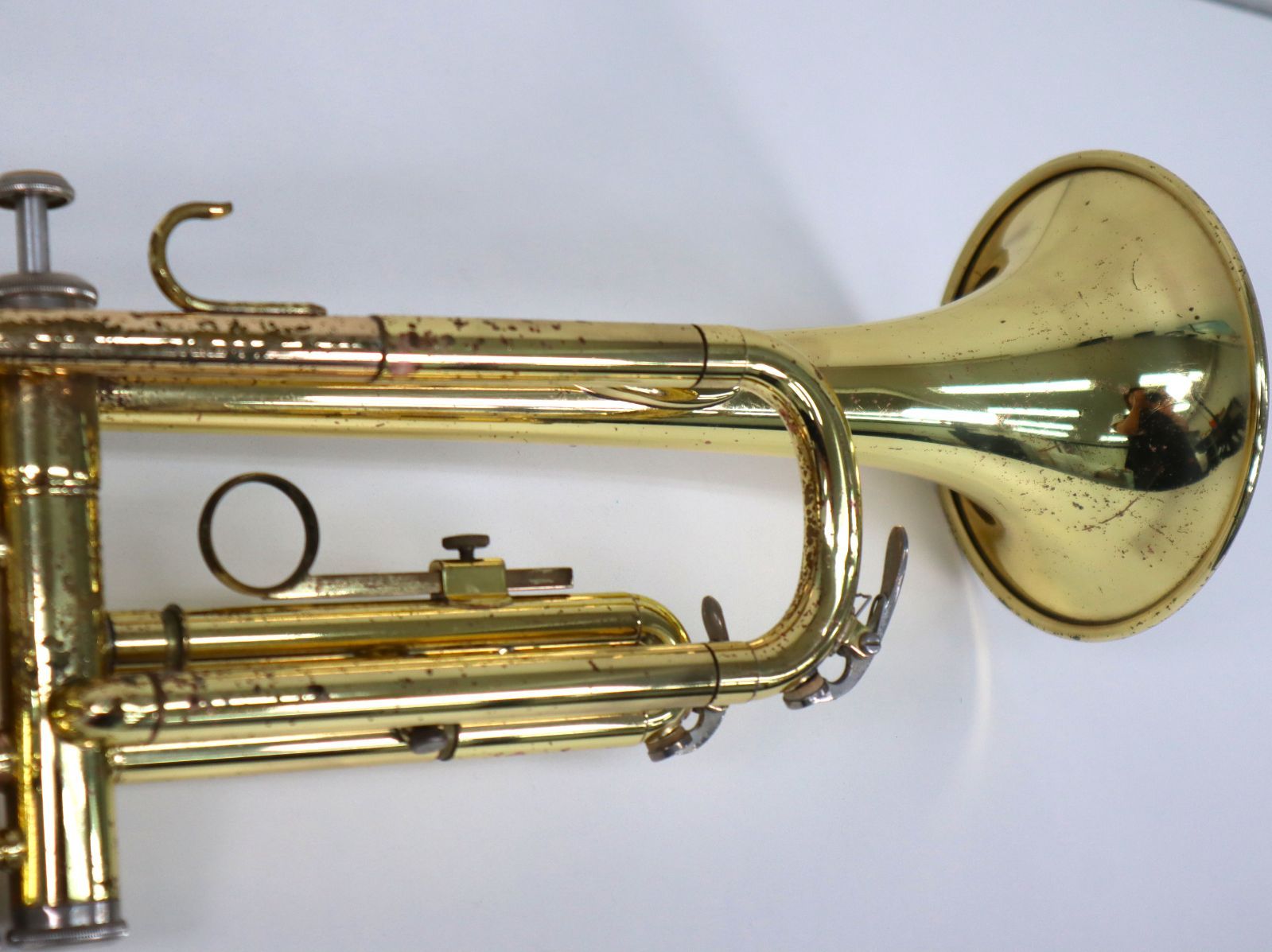 一流の素材、完璧な品質! YAMAHA トランペット YTR-2321 BACHマウスピース7C ジャンク 抜差管固着