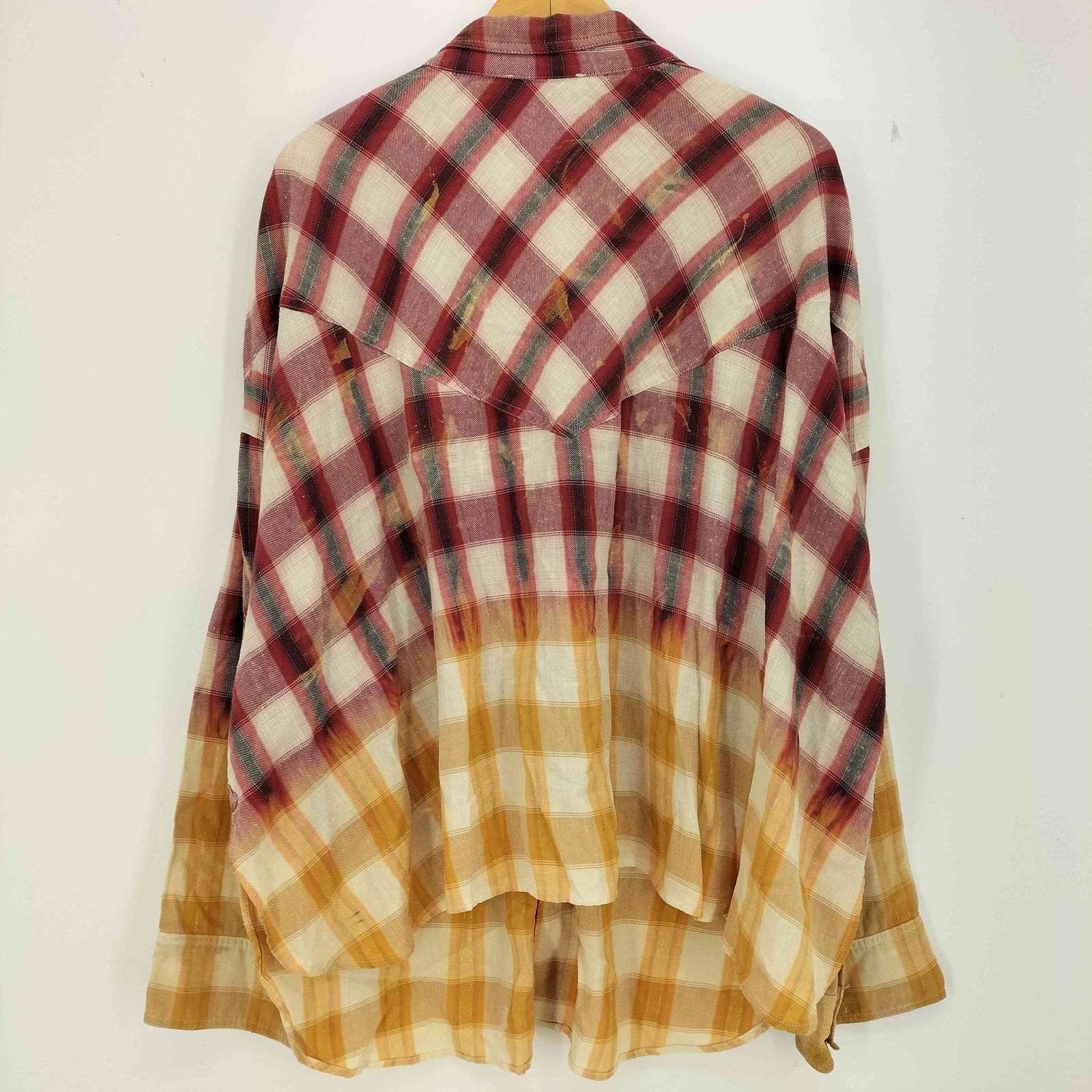 フェイスコネクション FAITH CONNEXION 18AW Bleach Flannel Shirt
