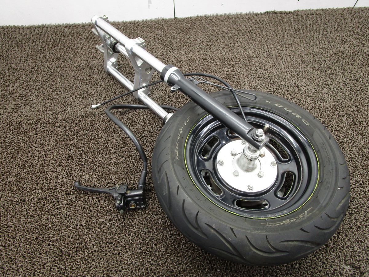 エイプ50 ASSY ディスク化 フロントホイール ディスク □R824 AC16 ホンダ AC16E Ape キャブ車 フロントフォーク トップブリッジ