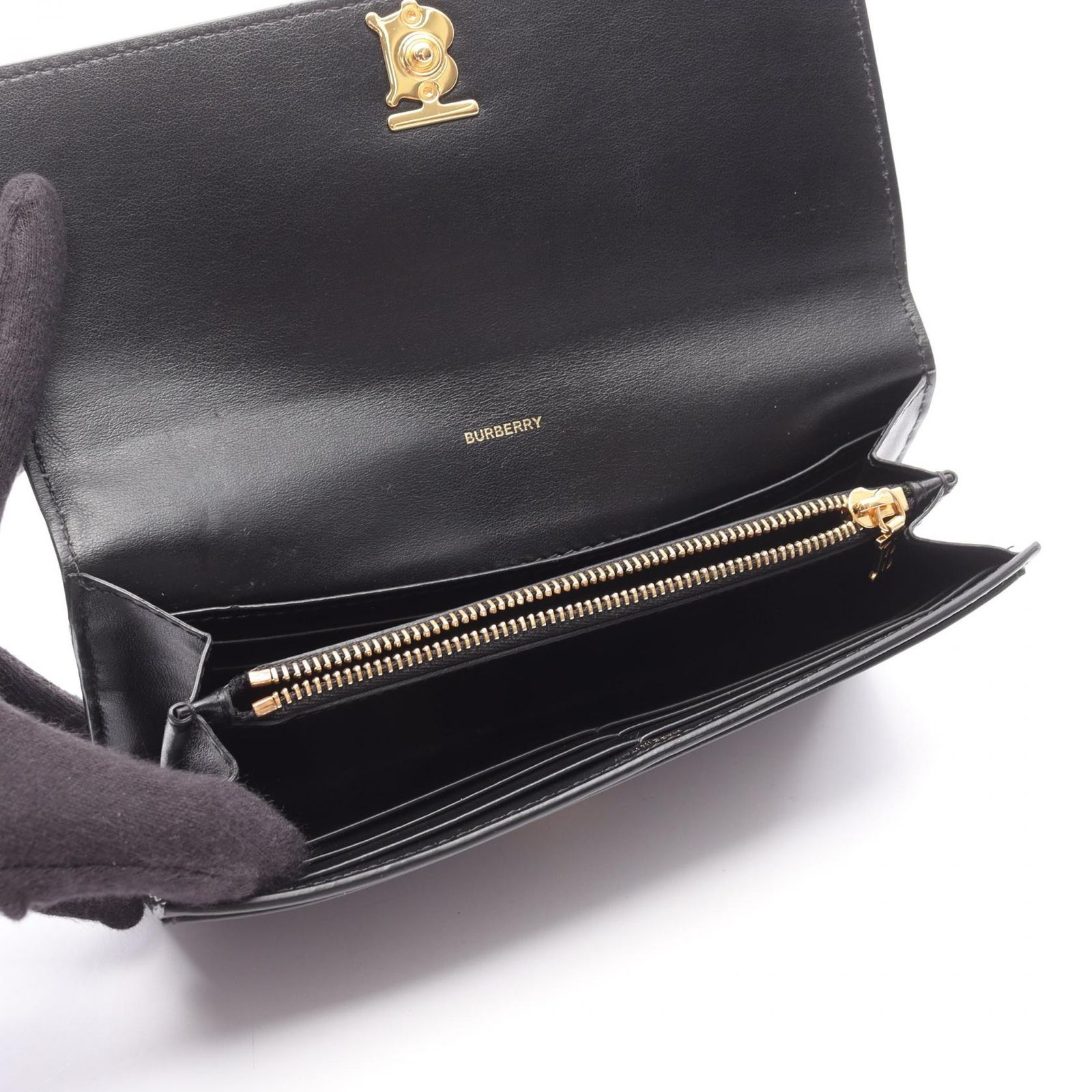 BURBERRY ブラック レザー TBロゴ　長財布 BURBERRY ブラック レザー TBロゴ 長財布 楽天市場】バーバリー