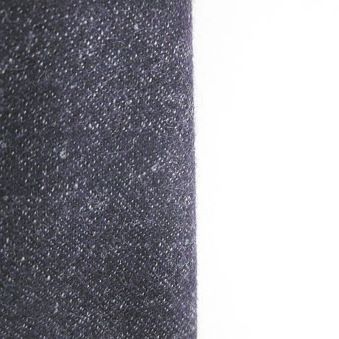 ベルウィッチ BERWICH ロング丈 テーパードパンツ ジップフライ 46 紫系 パープル イタリア製 毛 ウール 無地 DECORATOM_COM_BR