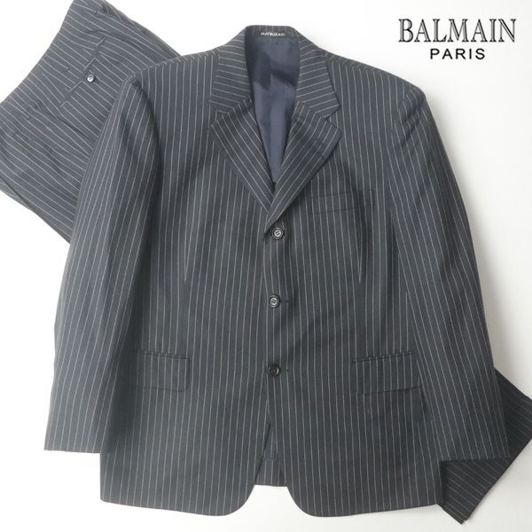 BALMAIN レザーシャツ　ブラック　レディース　11号（Lサイズ相当） BALMAIN バルマン サイズ:44 W5HC844D184 クラシックバイカー